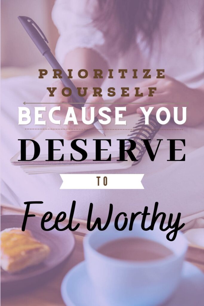 do not burn-out because you self-esteem is low, you are worthy