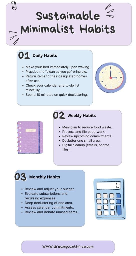 sustainable minimalist habit