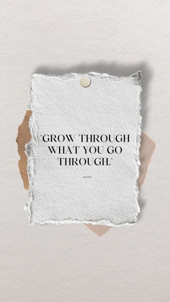 A beautiful reminder that every experience teaches us something valuable.