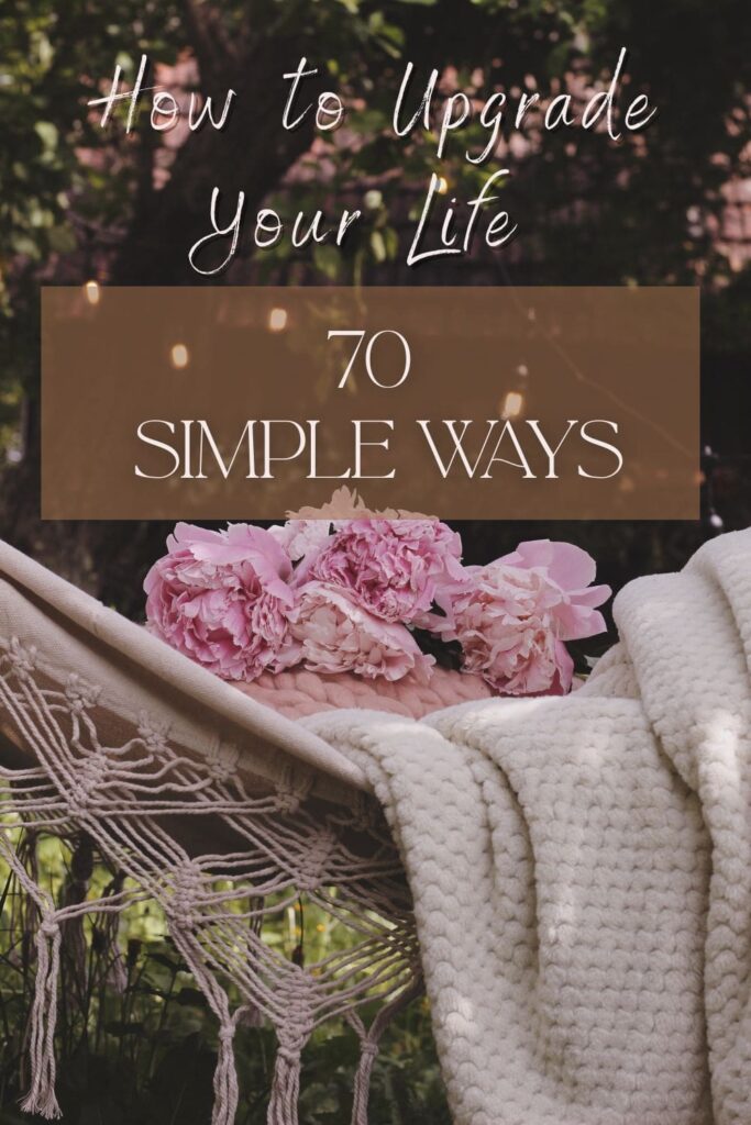 outdoors, symbolizing a peaceful life reinvention and upgrade your life