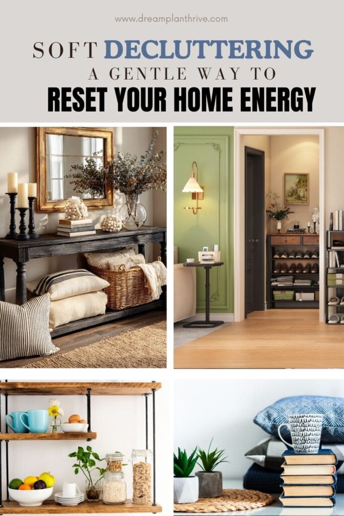 decluttering tools and items to help your soft decluttering process