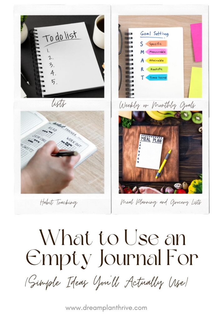 What to Use an Empty Journal For