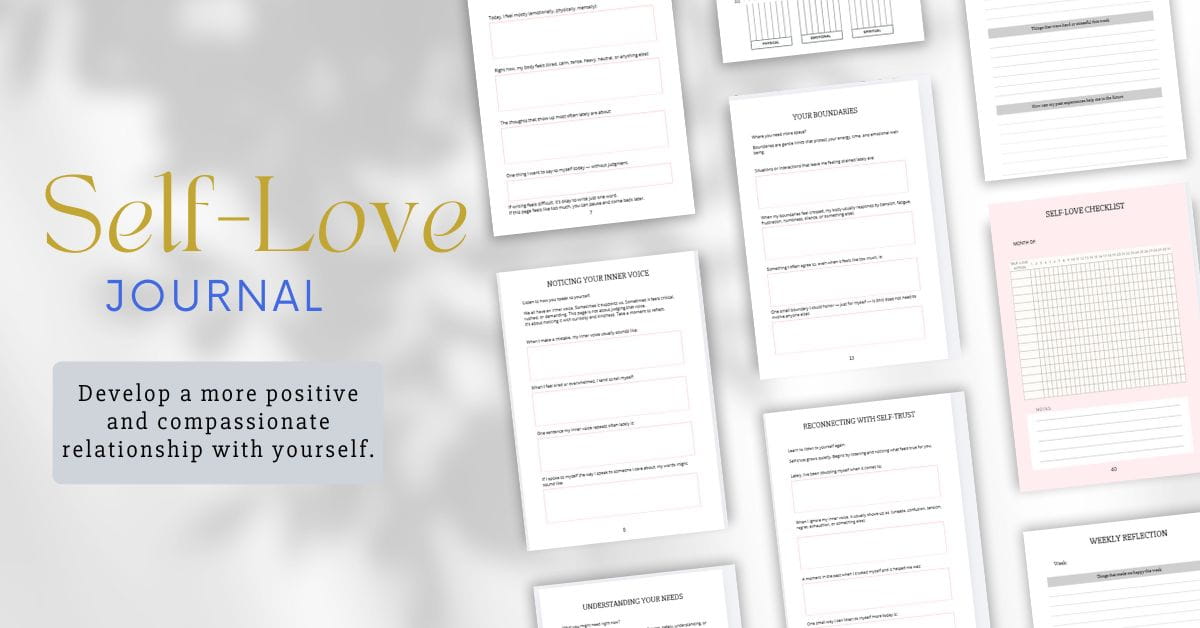 What You’ll Find Inside the Self-Love Journal