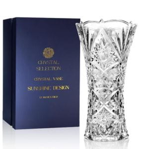 Crystal Vase 12-inch high, Sunshine Design