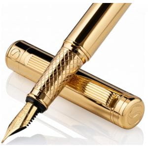 Luxury Fountain Pen - Stunning Gold Luxury Pen